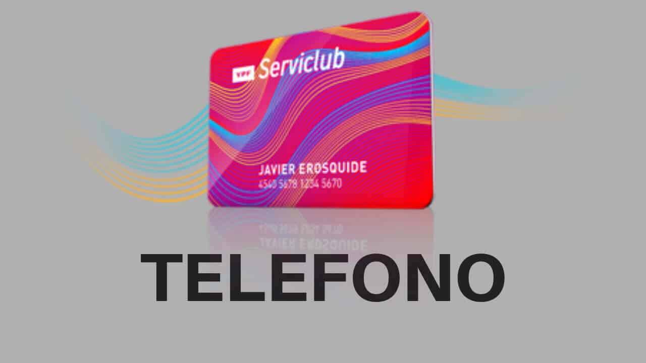 ypf serviclub telefono